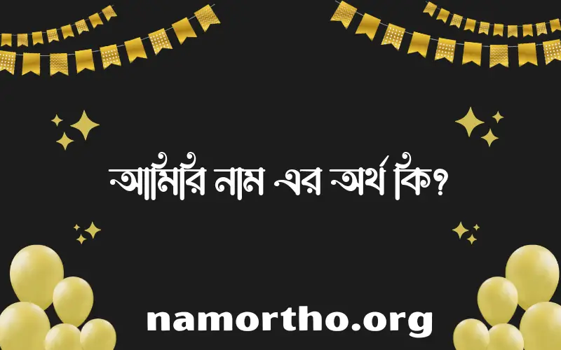 আমিরি নামের অর্থ কি? ইসলামিক আরবি বাংলা অর্থ এবং নামের তাৎপর্য